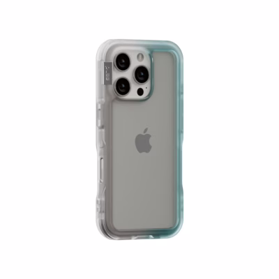 Ples รุ่น Arche TwoFace - เคส iPhone 16 Pro Max - สี Silver/Powder Blue