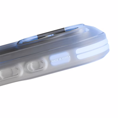 Ples รุ่น Arche TwoFace - เคส iPhone 16 Pro Max - สี Silver/Powder Blue