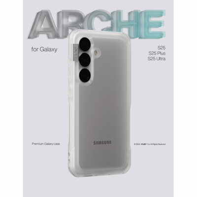 Ples รุ่น Arche - เคส Galaxy S25 Plus - สี Matt Clear