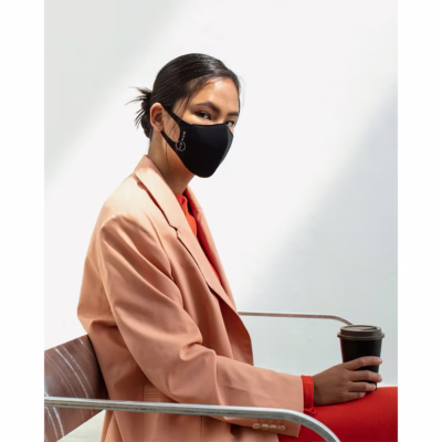 Airinum รุ่น Lite Air Mask (M) - หน้ากากอนามัย - สี Strom Black