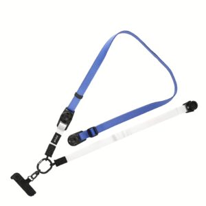 Ples รุ่น Two-Way Strap Premium - สายคล้อง - สี Blue / White