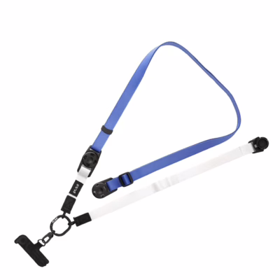 Ples รุ่น Two-Way Strap Premium - สายคล้อง - สี Blue / White