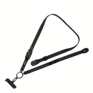 Ples รุ่น Two-Way Strap Premium - สายคล้อง - สี Black