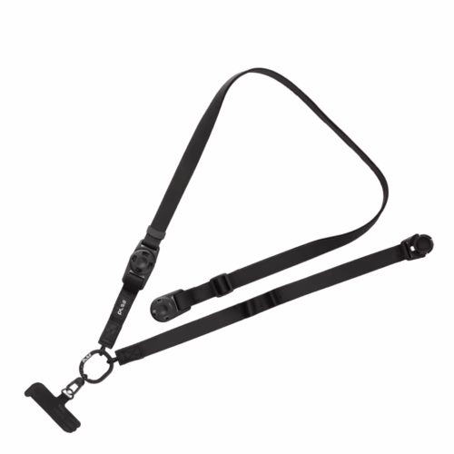Ples รุ่น Two-Way Strap Premium - สายคล้อง - สี Black