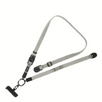 Ples รุ่น Two-Way Strap Premium - สายคล้อง - สี Gray