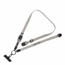 Ples รุ่น Two-Way Strap Premium - สายคล้อง - สี Gray
