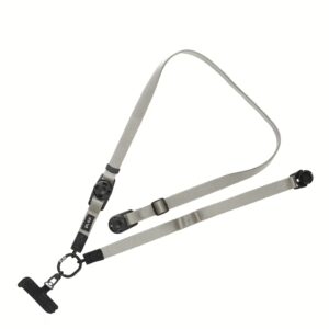 Ples รุ่น Two-Way Strap Premium - สายคล้อง - สี Gray