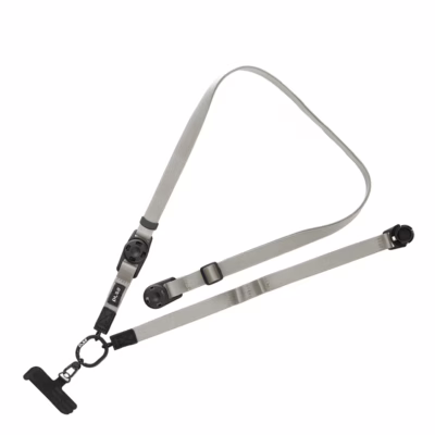 Ples รุ่น Two-Way Strap Premium - สายคล้อง - สี Gray