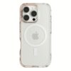 Ples รุ่น Lepi Air Layer TwoFace (Magnetic) - เคส iPhone 16 Pro Max - สี Chestnut Pearl/Transparent