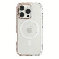 Ples รุ่น Lepi Air Layer TwoFace (Magnetic) - เคส iPhone 16 Pro Max - สี Chestnut Pearl/Transparent