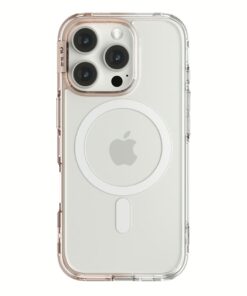Ples รุ่น Lepi Air Layer TwoFace (Magnetic) - เคส iPhone 16 Pro Max - สี Chestnut Pearl/Transparent