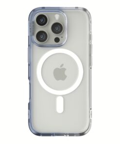 Ples รุ่น Lepi Air Layer TwoFace (Magnetic) - เคส iPhone 16 Pro Max - สี Cashmere Blue/Transparent