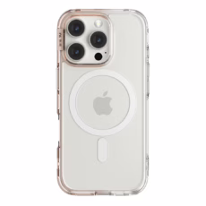 Ples รุ่น Lepi Air Layer TwoFace (Magnetic) - เคส iPhone 16 Pro - สี Chestnut Pearl/Transparent