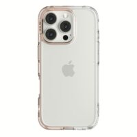 Ples รุ่น Lepi Air Layer TwoFace - เคส iPhone 16 Pro Max - สี Chestnut Pearl/Transparent