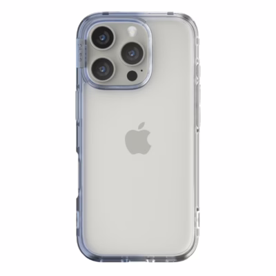 Ples รุ่น Lepi Air Layer TwoFace - เคส iPhone 16 Pro - สี Cashmere Blue/Transparent