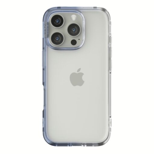 Ples รุ่น Lepi Air Layer TwoFace - เคส iPhone 16 Pro - สี Cashmere Blue/Transparent