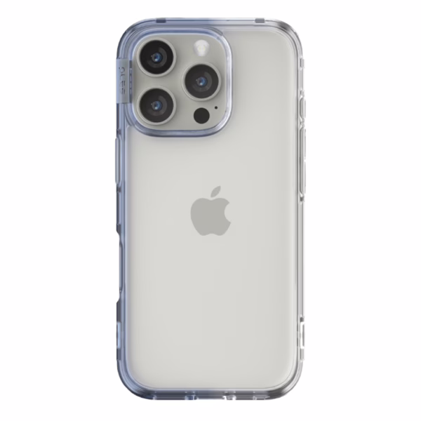 Ples รุ่น Lepi Air Layer TwoFace - เคส iPhone 16 Pro - สี Cashmere Blue/Transparent