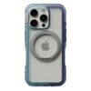 Ples รุ่น Arche TwoFace Magnetic Ring Stand - เคส iPhone 16 Pro Max - สี Retro Blue/Future Dusk