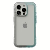 Ples รุ่น Arche TwoFace - เคส iPhone 16 Pro Max - สี Silver/Powder Blue