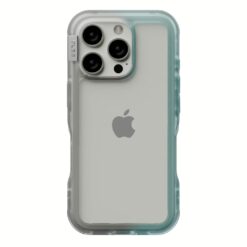 Ples รุ่น Arche TwoFace - เคส iPhone 16 Pro Max - สี Silver/Powder Blue