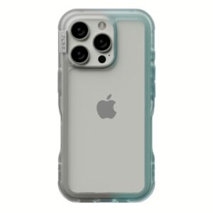 Ples รุ่น Arche TwoFace - เคส iPhone 16 Pro Max - สี Silver/Powder Blue