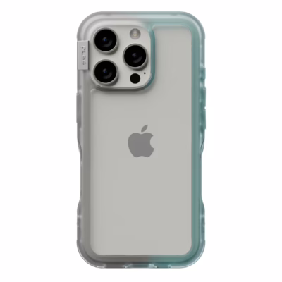 Ples รุ่น Arche TwoFace - เคส iPhone 16 Pro Max - สี Silver/Powder Blue