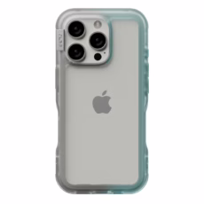 Ples รุ่น Arche TwoFace - เคส iPhone 16 Pro - สี Silver/Powder Blue