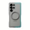 Ples รุ่น Arche TwoFace Magnetic Ring Stand - เคส Galaxy S25 Ultra - สี Silver/Powder Blue