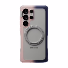 Ples รุ่น Arche TwoFace Magnetic Ring Stand - เคส Galaxy S25 Ultra - สี Transcendent Pink/Future Dusk