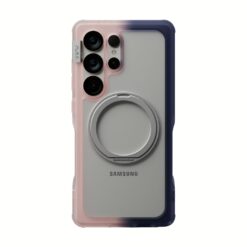 Ples รุ่น Arche TwoFace Magnetic Ring Stand - เคส Galaxy S25 Ultra - สี Transcendent Pink/Future Dusk