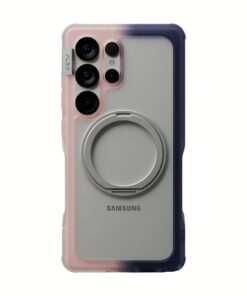 Ples รุ่น Arche TwoFace Magnetic Ring Stand - เคส Galaxy S25 Ultra - สี Transcendent Pink/Future Dusk