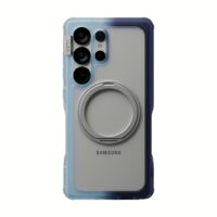 Ples รุ่น Arche TwoFace Magnetic Ring Stand - เคส Galaxy S25 Ultra - สี Retro Blue/Future Dusk