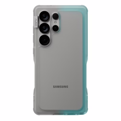 Ples รุ่น Arche TwoFace - เคส Galaxy S25 Ultra - สี Silver/Powder Blue