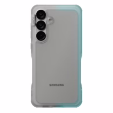Ples รุ่น Arche TwoFace - เคส Galaxy S25 Plus - สี Silver/Powder Blue
