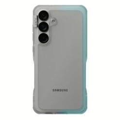 Ples รุ่น Arche TwoFace - เคส Galaxy S25 Plus - สี Silver/Powder Blue
