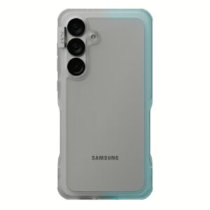 Ples รุ่น Arche TwoFace - เคส Galaxy S25 Plus - สี Silver/Powder Blue