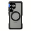 Ples รุ่น Arche Magnetic Ring Stand - เคส Galaxy S25 Ultra - สี Matt Black (Blue)