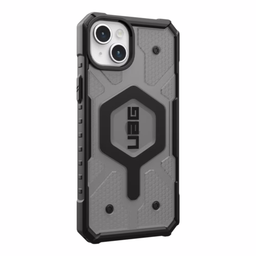 UAG รุ่น Pathfinder Clear MagSafe – เคส iPhone 15 Plus - สี Ash