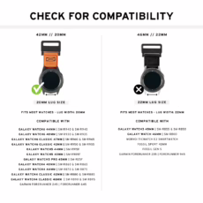 UAG รุ่น Scout - สายนาฬิกา Galaxy Watch 7/FE/6/5/4 (20mm) - สี Black - Image 3