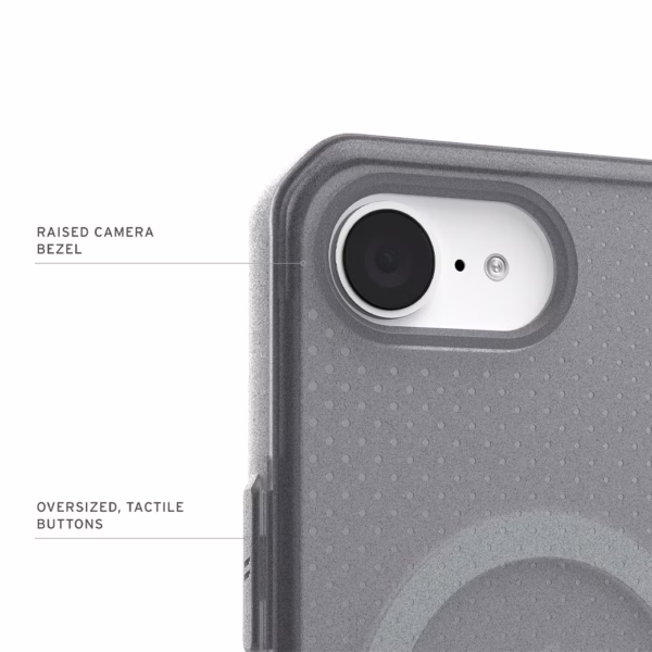 UAG รุ่น Dot with Magsafe - เคส iPhone 16e - สี Ash