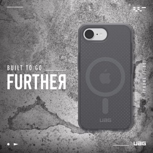 UAG รุ่น Dot with Magsafe - เคส iPhone 16e - สี Ash