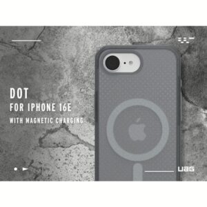 UAG รุ่น Dot with Magsafe - เคส iPhone 16e - สี Ash