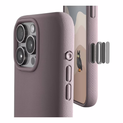 tineeOWL รุ่น DUNE (คลุมปุ่ม Camera Control) – เคส iPhone 16 Pro Max - สี Dusty Lilac