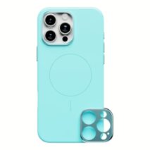 ohsnap! รุ่น Snap Case - เคส iPhone 16 Pro Max - สี Electric Teal (พร้อมกรอบอลูมิเนียม)