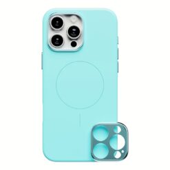 ohsnap! รุ่น Snap Case - เคส iPhone 16 Pro Max - สี Electric Teal (พร้อมกรอบอลูมิเนียม)