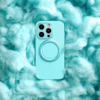 ohsnap! รุ่น Snap Case - เคส iPhone 16 Pro Max - สี Electric Teal (พร้อมกรอบอลูมิเนียม)