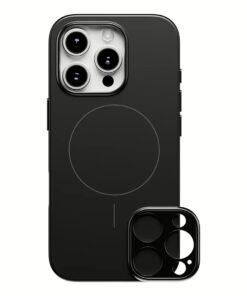ohsnap! รุ่น Snap Case - เคส iPhone 16 Pro - สี Obsidian Black (พร้อมกรอบอลูมิเนียม)