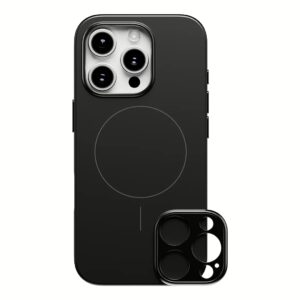 ohsnap! รุ่น Snap Case - เคส iPhone 16 Pro - สี Obsidian Black (พร้อมกรอบอลูมิเนียม)