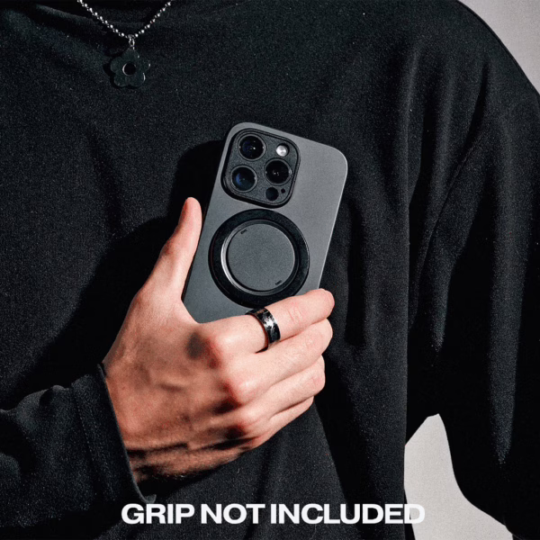 ohsnap! รุ่น Snap Case - เคส iPhone 16 Pro - สี Obsidian Black (พร้อมกรอบอลูมิเนียม)