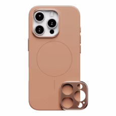 ohsnap! รุ่น Snap Case - เคส iPhone 16 Pro Max - สี Cognac Brown (พร้อมกรอบอลูมิเนียม)